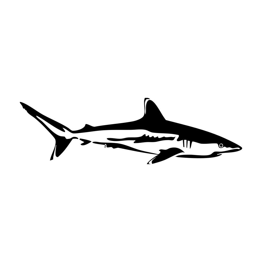 Reef Shark Decal