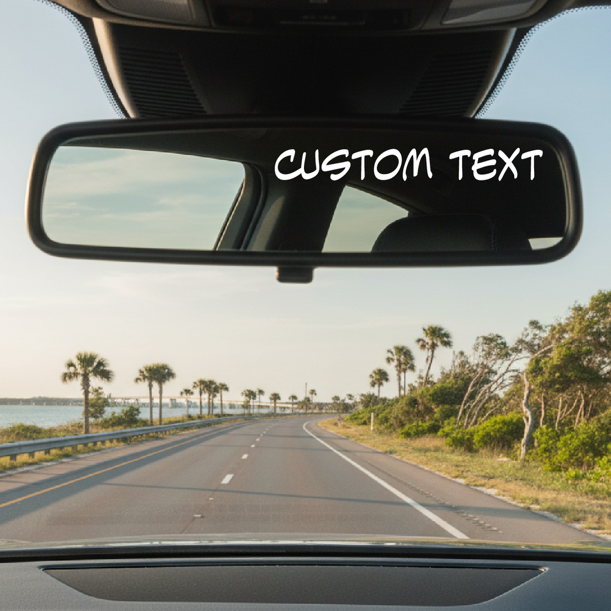 Free Rear View Mirror Decals Custom Rear View Mirror Decal | Car Mirror Sticker – Bayside Vinyl, LLC
