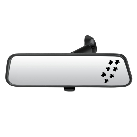 Turtles Rear View Mirror Decal