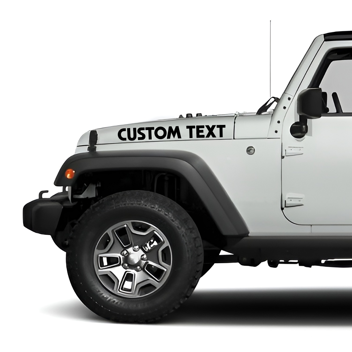 Custom Jeep Hood Decals