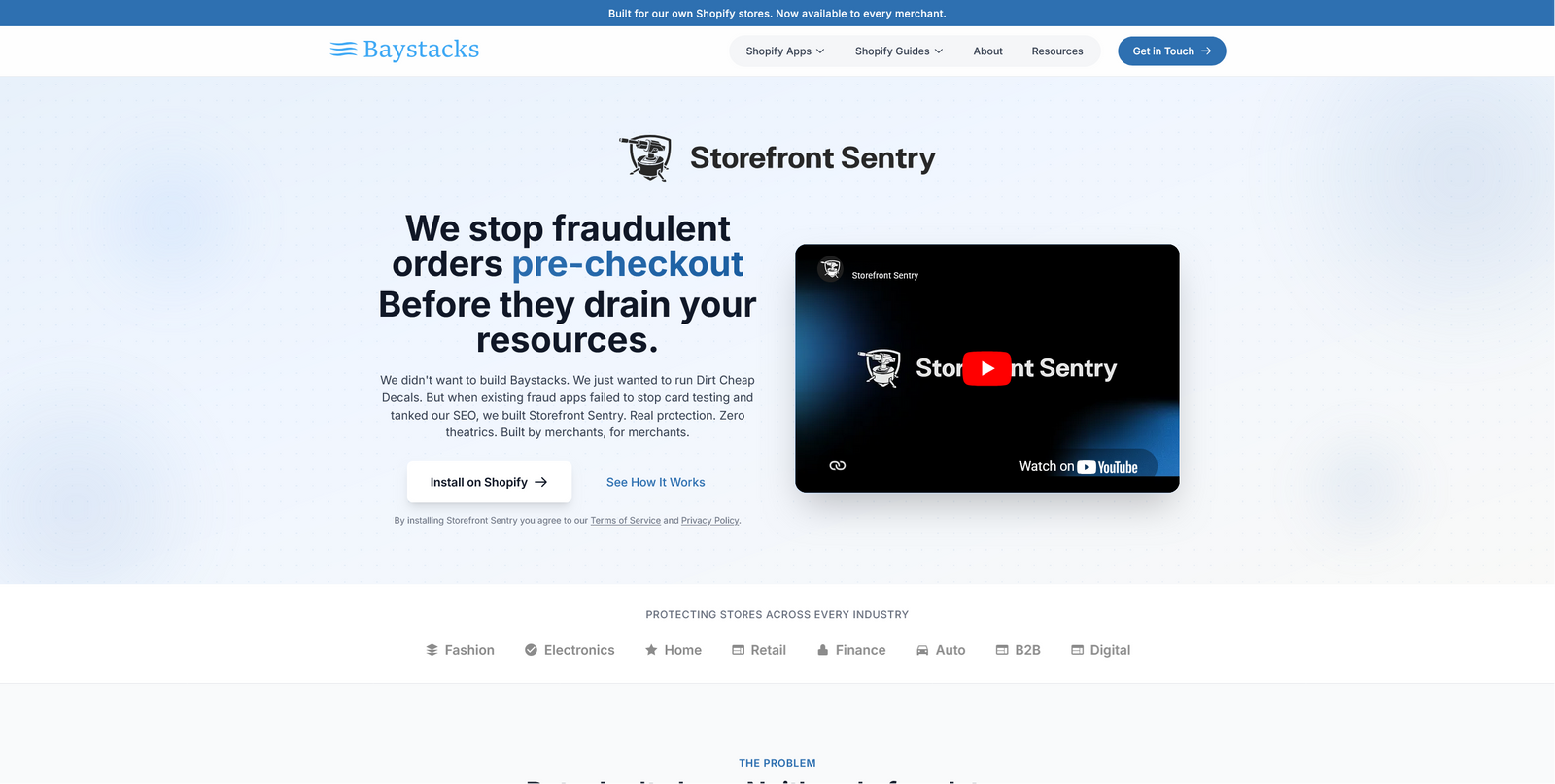 We also build software for other Shopify stores.