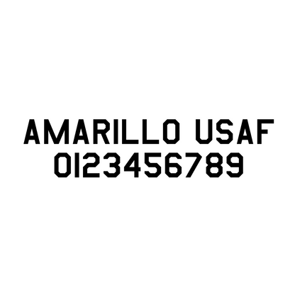 Custom Aircraft Registration N Number Decals