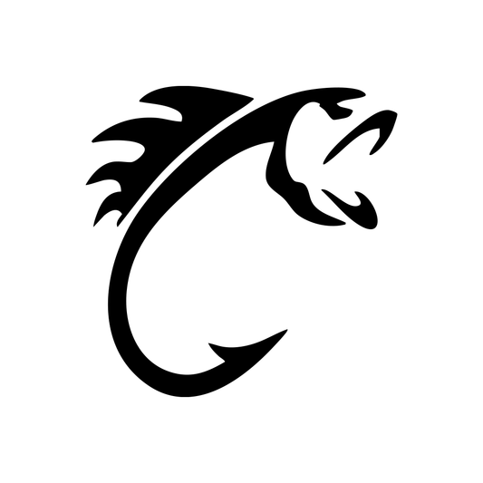 Fish Hook Decal
