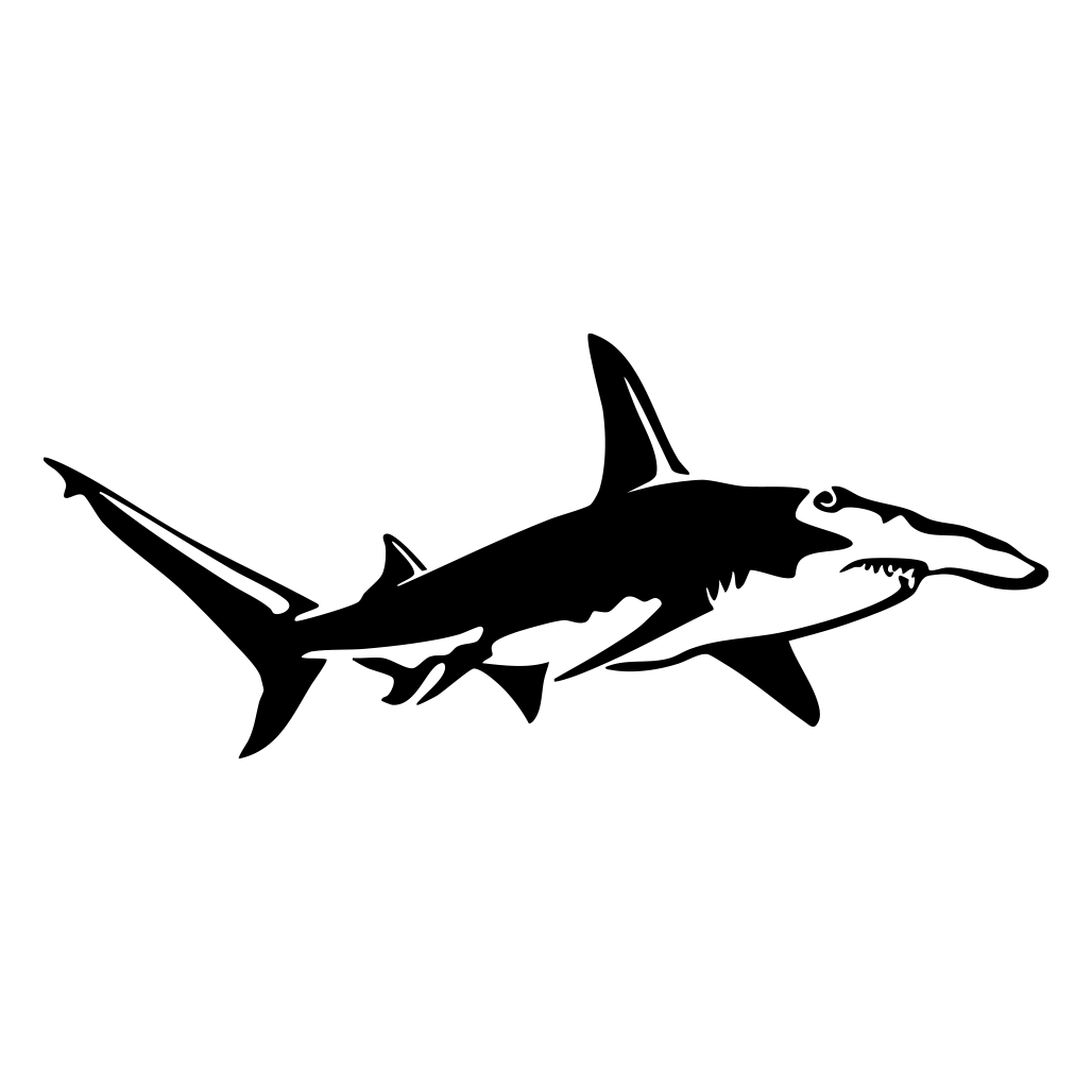 Hammerhead Shark Decal