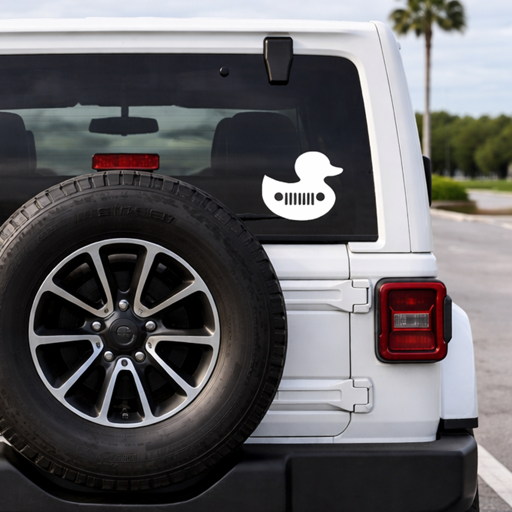 Jeep Duck Decal