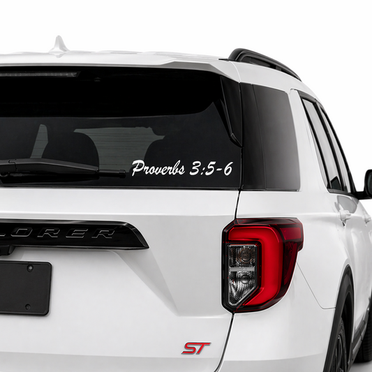 Custom Bible Book and Chapter Decal