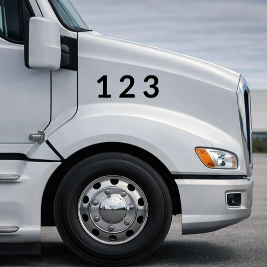Truck ID Numbers – Truck Door (Set of 2)