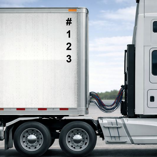 Trailer ID Numbers – Trailer Side (Set of 2)