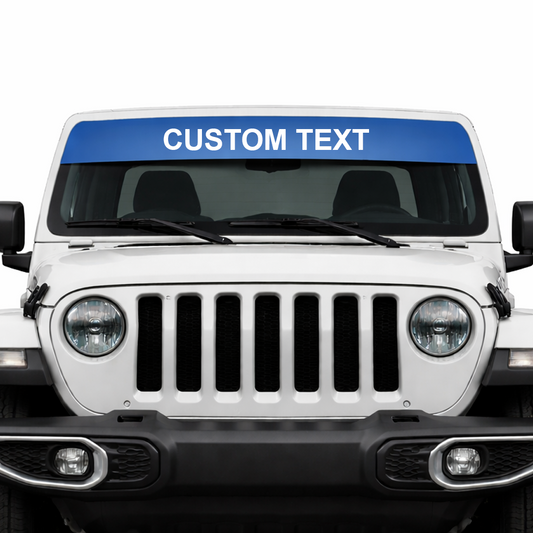 Custom Vehicle Windshield Banner
