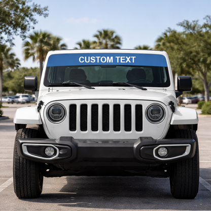 Custom Vehicle Windshield Banner